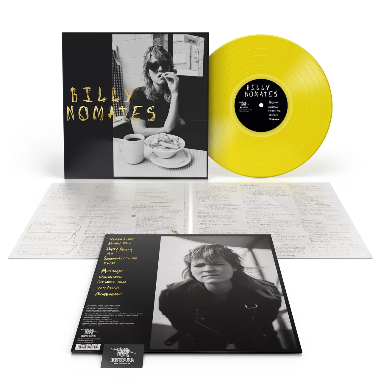 Billy Nomates - Limited Edition 1x Yellow Vinyl LP