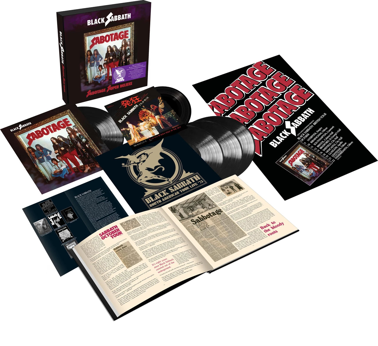 Sabotage - Deluxe Edition 4x Vinyl LP + 1x 7" Vinyl Single Box Set
