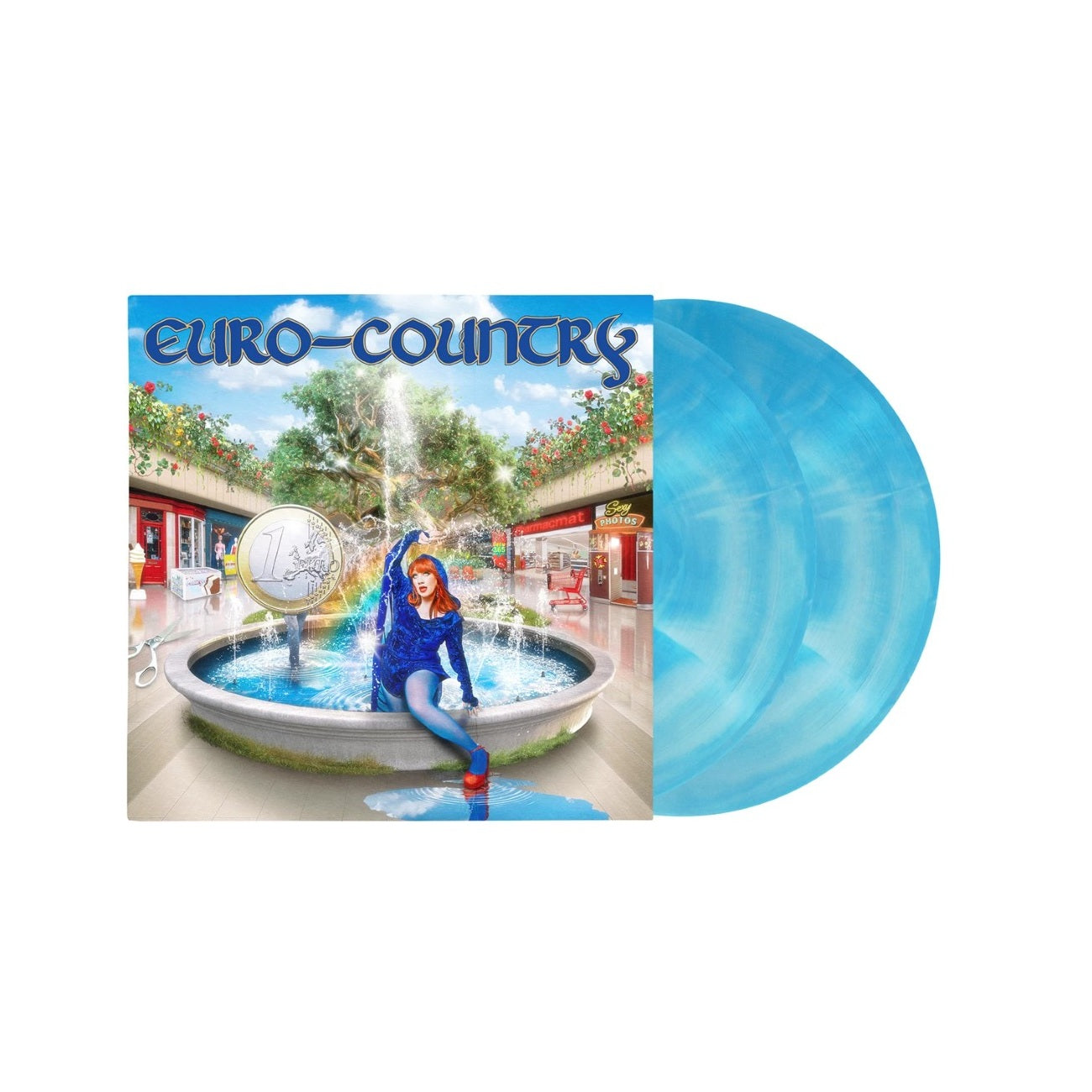 Euro Country - Blue & White Marbled Vinyl 2xLP