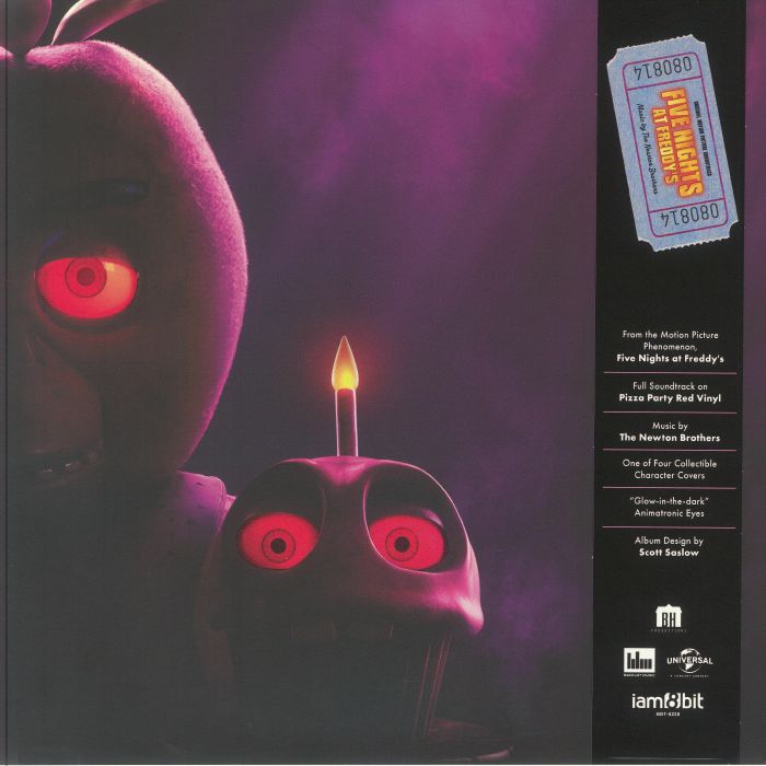 Five Nights At Freddy's (Soundtrack) - Red Vinyl LP vinyl record cover