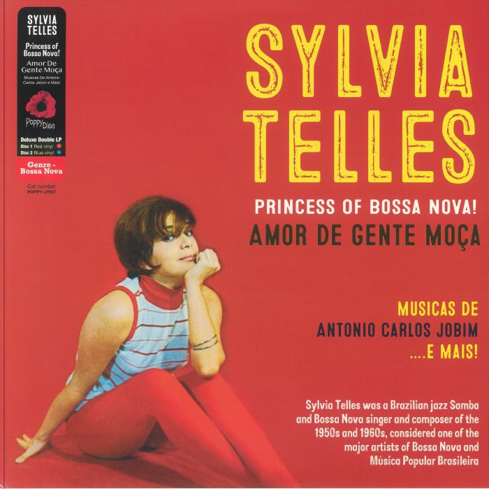 Princess Of Bossa Nova!: Amor De Gente Moca - Red & Blue Vinyl 2xLP vinyl record cover