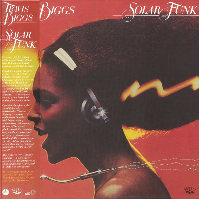 Solar Funk - Limited Edition Orange Marbled Vinyl LP vinyl record cover
