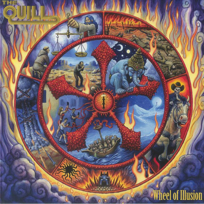 Wheel Of Illusion - Limited Edition Red Vinyl LP vinyl record cover
