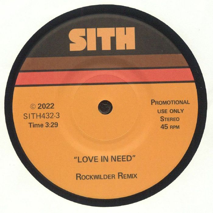 Love In Need - Vinyl Single vinyl record cover