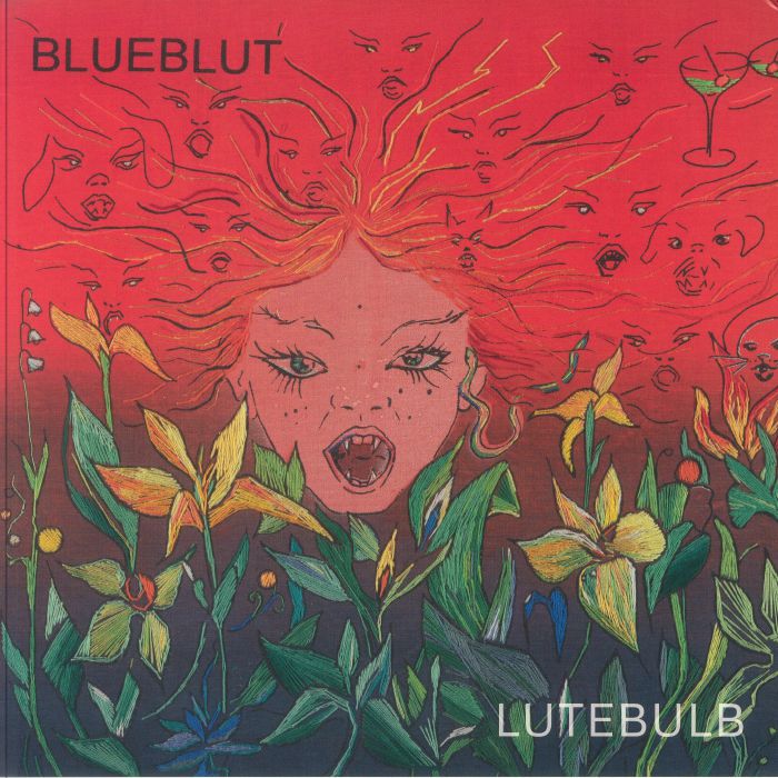 Lutebulb - Yellow & Red Marbled Vinyl LP vinyl record cover
