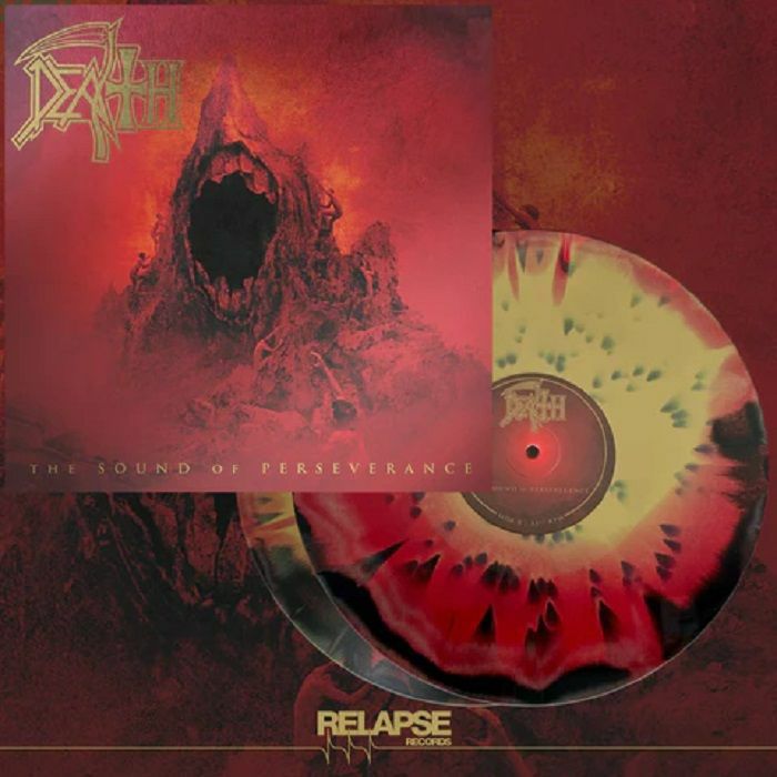 The Sound Of Perseverance - Black Red & Gold Splattered 2xLP vinyl record cover