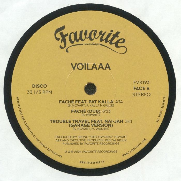 Fache - Vinyl EP vinyl record cover
