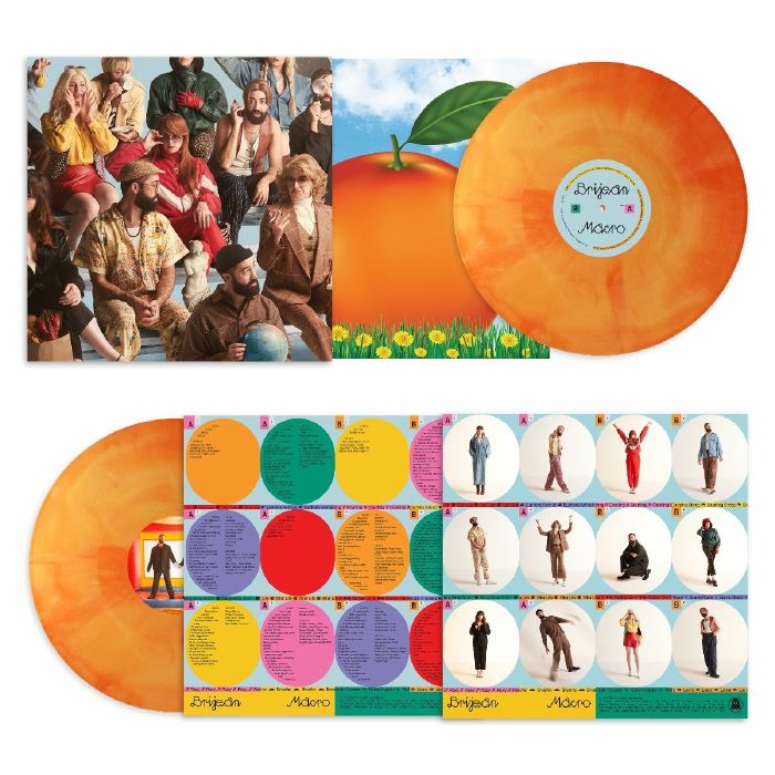 Macro - Tangerine Marbled Vinyl LP vinyl record cover