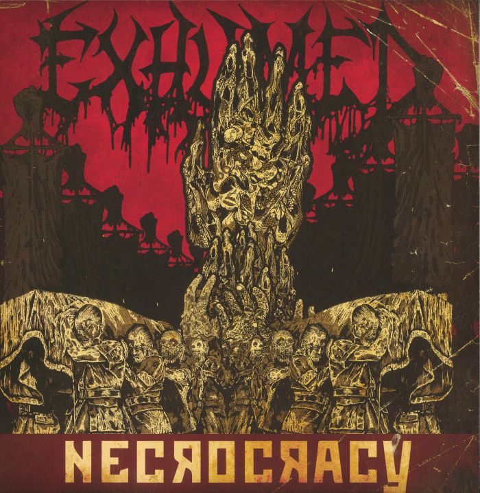 Necrocracy - Limited Edition Blood Red Splatter Vinyl LP vinyl record cover