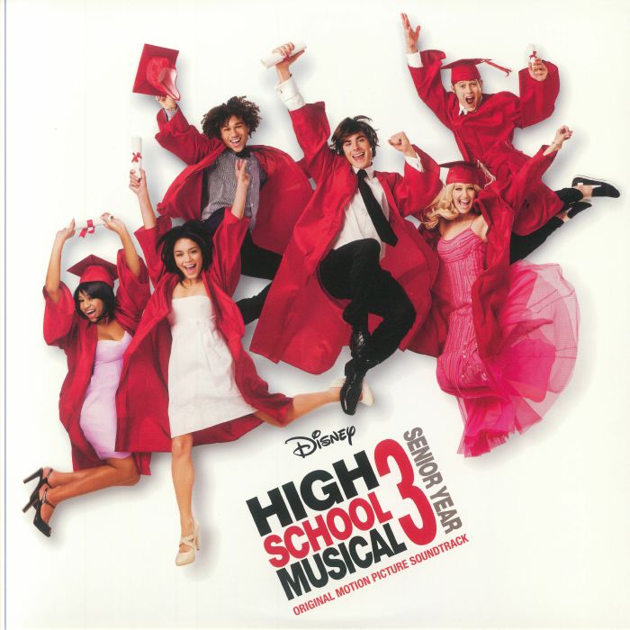 High School Musical 3: Senior Year - Red & White Vinyl 2xLP vinyl record cover