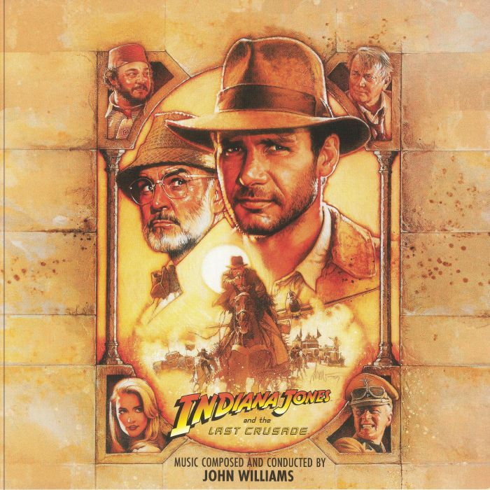 Indiana Jones & The Last Crusade (Soundtrack) - 2xLP vinyl record cover
