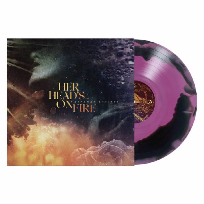 Strange Desires - Limited Edition Purple & Black Smash Vinyl LP vinyl record cover