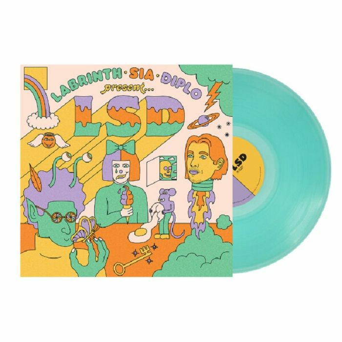LSD - 5th Anniversary Sea Glass Vinyl LP vinyl record cover
