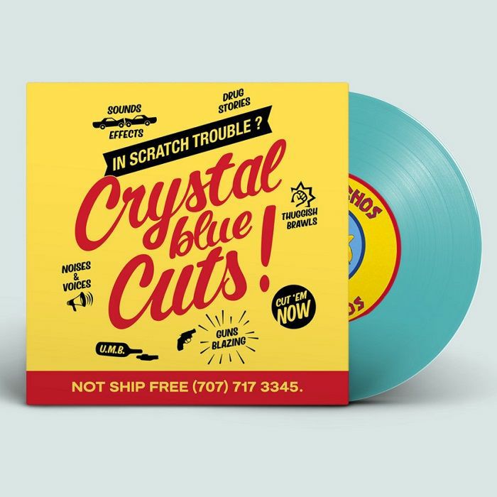 Crystal Blue Cuts - Limited Edition Blue Vinyl Single vinyl record cover