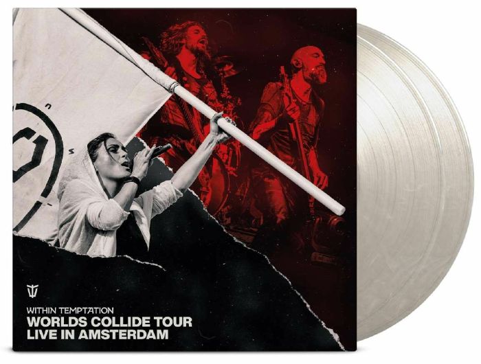 Worlds Collide Tour: Live In Amsterdam - White Marbled Vinyl 2xLP vinyl record cover