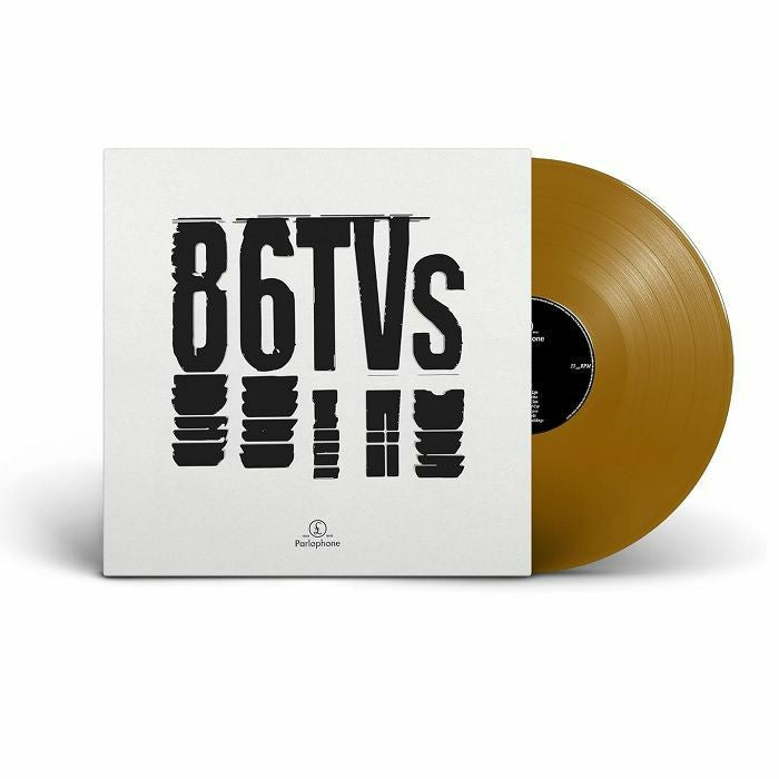 86Tvs - Gold Vinyl LP vinyl record cover