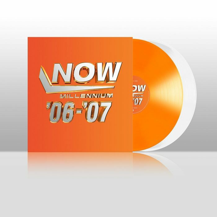 NOW Millennium 2006-2007 - Orange & White Vinyl 2xLP vinyl record cover