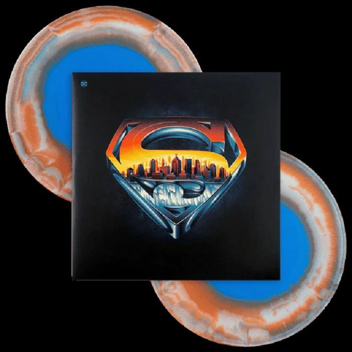 Superman: The Movie (Soundtrack) - Metropolis Swirl Vinyl 2xLP Box Set vinyl record cover