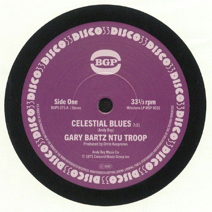 Celestial Blues - Vinyl Single vinyl record cover