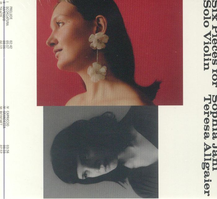 Six Pieces For Solo Violin - CD Single CD cover