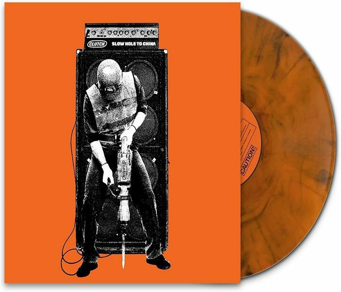 Slow Hole To China - Orange Smoke Vinyl LP vinyl record cover