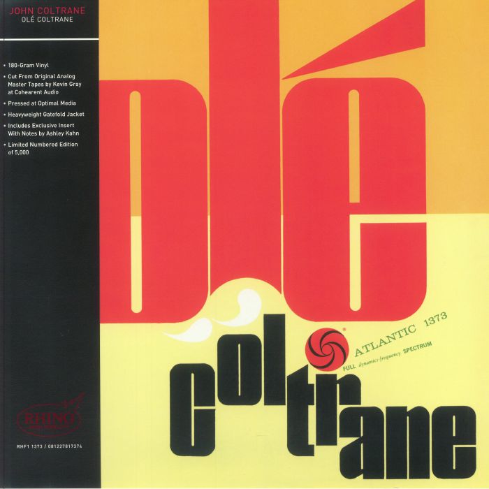 Ole Coltrane (Rhino High Fidelity Edition) - Vinyl LP vinyl record cover