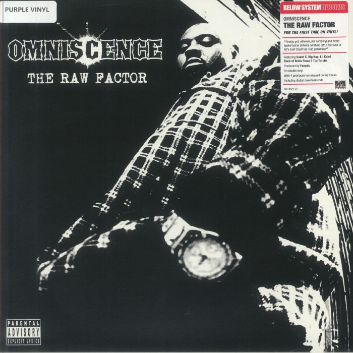 The Raw Factor - Purple Vinyl 2xLP vinyl record cover