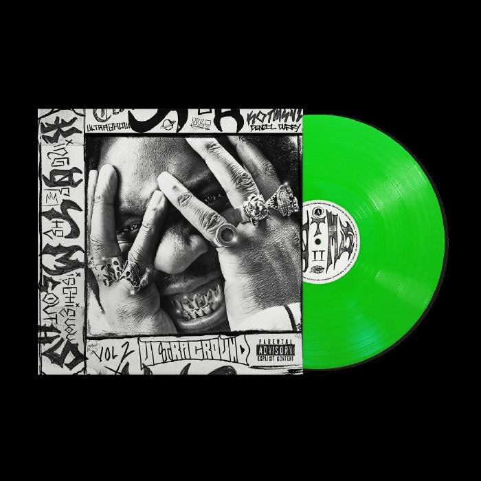 King Of The Mischievous South Vol 2 - Neon Green Vinyl LP vinyl record cover