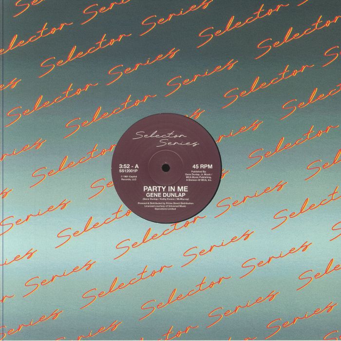 Party In Me - Vinyl Single vinyl record cover