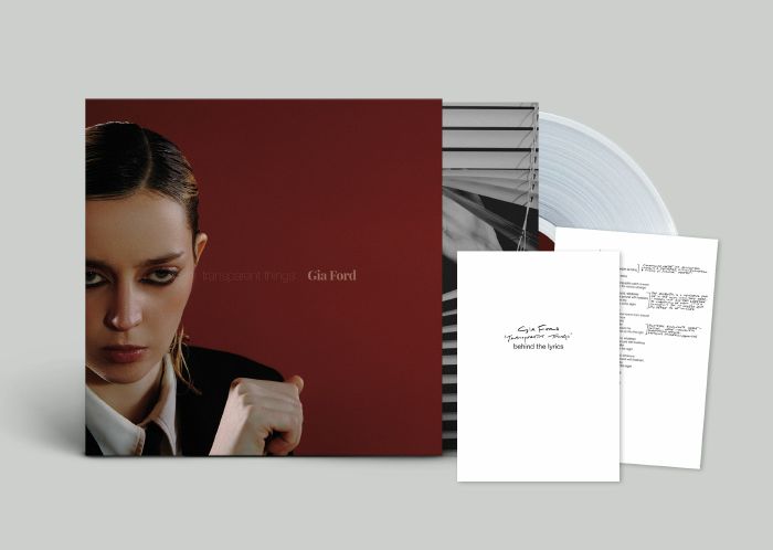 Transparent Things - Limited Edition Clear Vinyl LP vinyl record cover