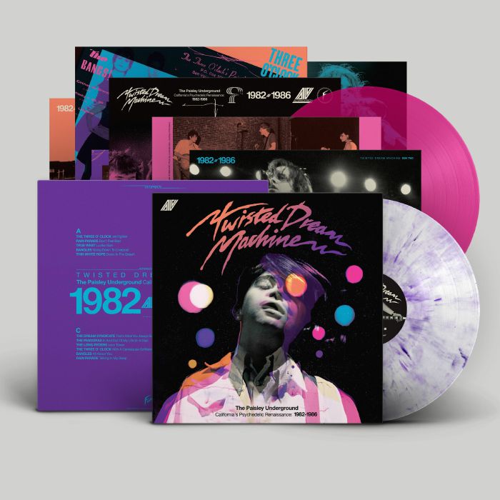 Twisted Dream Machine: The Paisley Underground California's Psychedelic Renaissance: 1982-1986 - Limited Edition Coloured 2xLP vinyl record cover