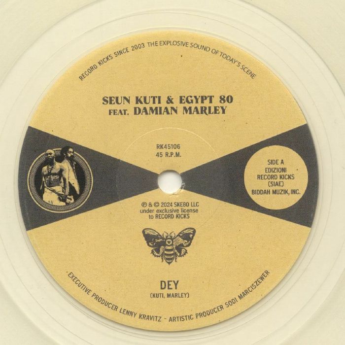 Dey - Clear Vinyl Single vinyl record cover