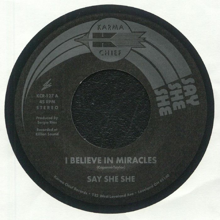 I Believe In Miracles - Vinyl Single vinyl record cover