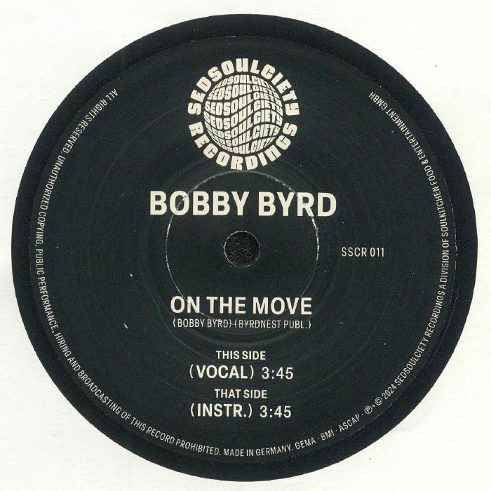 On The Move - Vinyl Single vinyl record cover