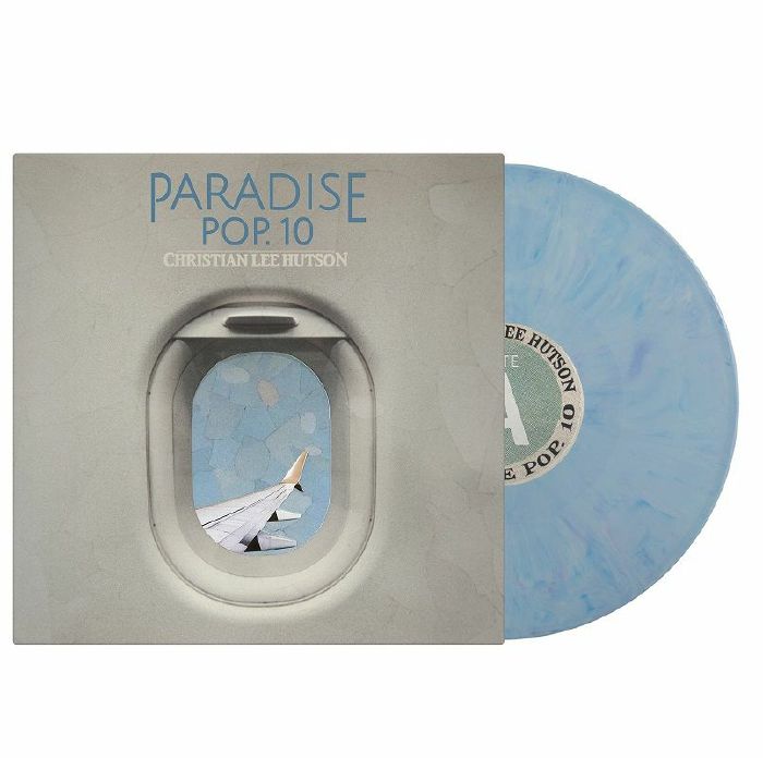 Paradise Pop 10 - Blue Marbled Vinyl LP vinyl record cover