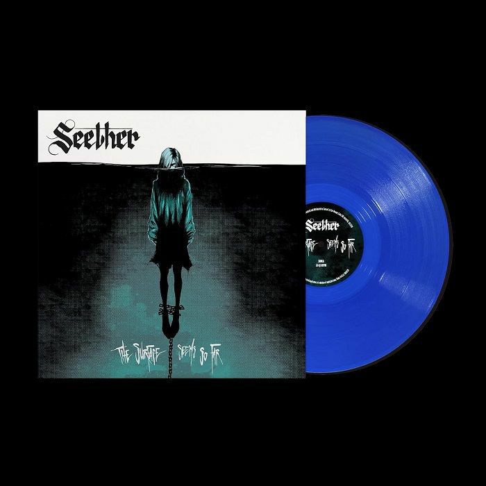The Surface Seems So Far - Translucent Blue Vinyl LP vinyl record cover