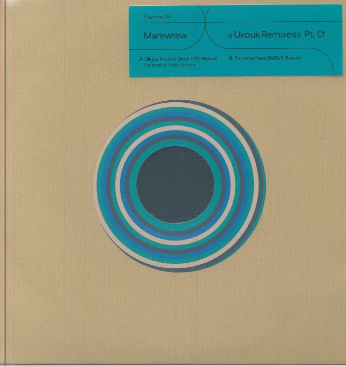 Ukouk Remixes Pt 1 - Vinyl Single vinyl record cover
