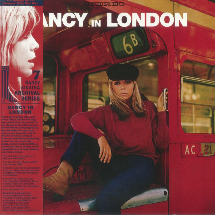Nancy In London - Red Vinyl LP vinyl record cover