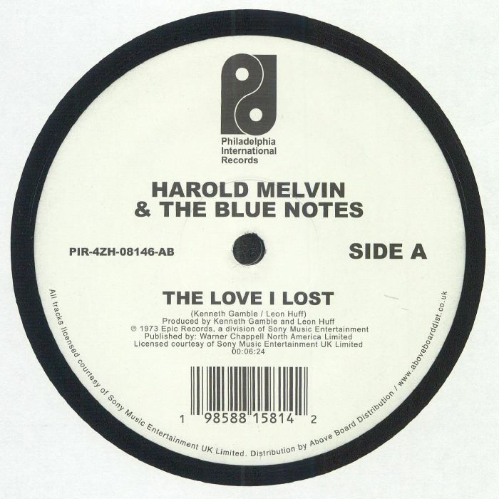 The Love I Lost - Vinyl Single vinyl record cover