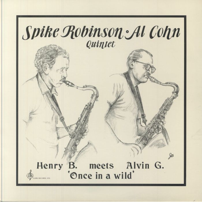 Henry B Meets Alvin G: Once In A Wild - Vinyl LP vinyl record cover