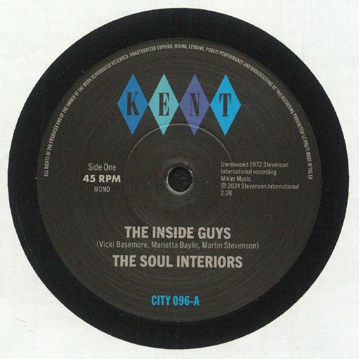 The Inside Guys - Vinyl Single vinyl record cover