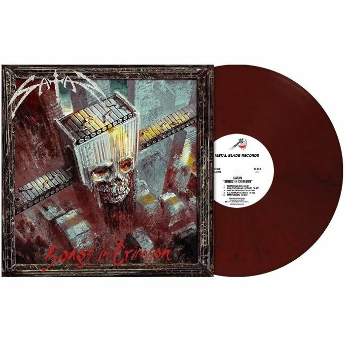 Songs In Crimson - Red Marbled Vinyl LP vinyl record cover