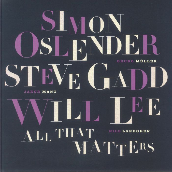 All That Matters - Vinyl LP vinyl record cover
