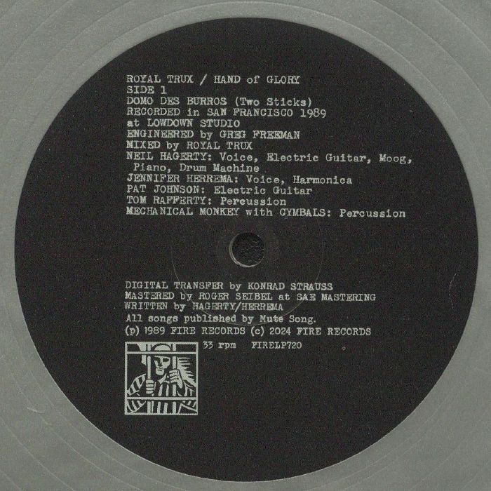Hand Of Glory - Limited Edition Silver Vinyl LP vinyl record cover