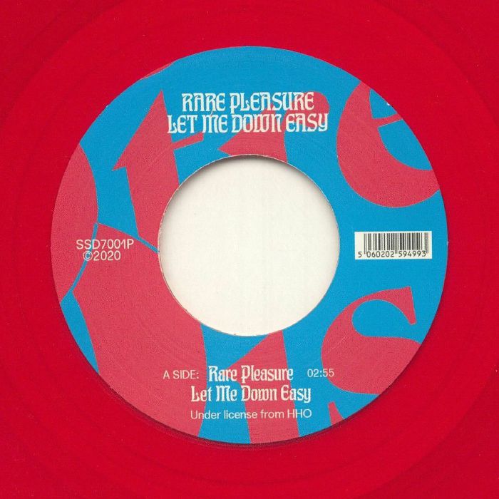 Let Me Down Easy - Red Vinyl Single vinyl record cover