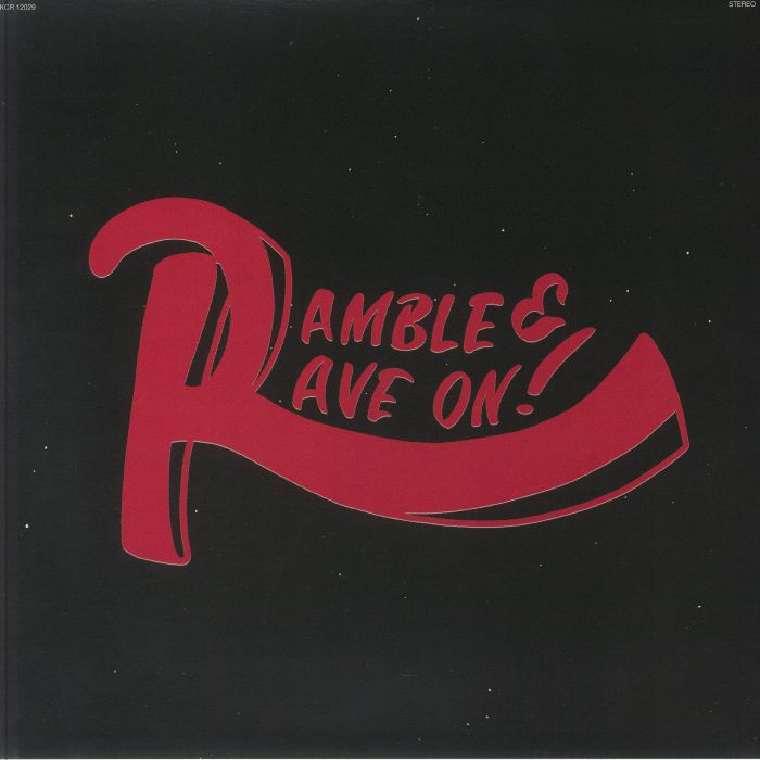 Ramble & Rave On! - Clear & Black Swirl Vinyl LP vinyl record cover