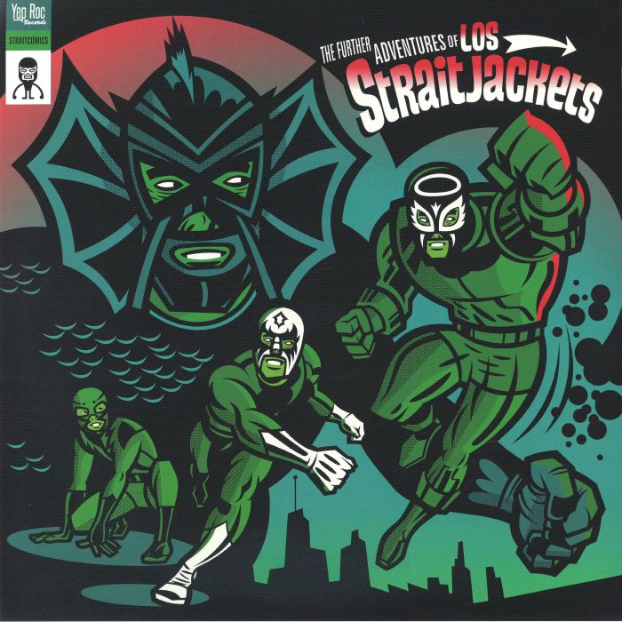 The Further Adventures Of Los Straitjackets - Green Vinyl LP vinyl record cover