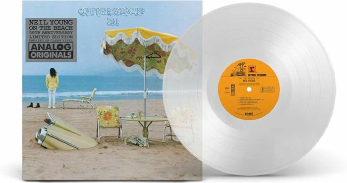 On The Beach (50th Anniversary Edition) - Clear Vinyl LP vinyl record cover