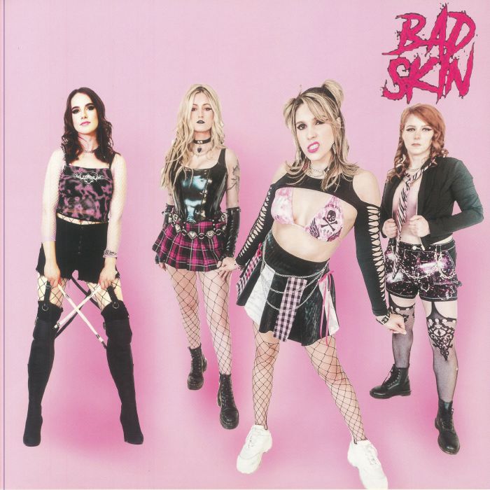 Bad Skin - Pink & Black Marbled Vinyl LP vinyl record cover