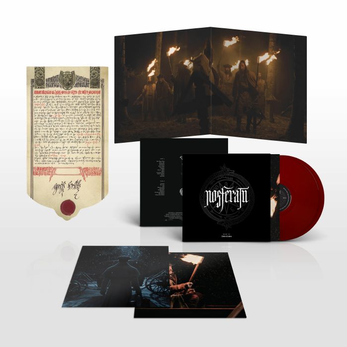 Nosferatu (Soundtrack) - Limited Edition Oxblood Red Vinyl 2xLP vinyl record cover